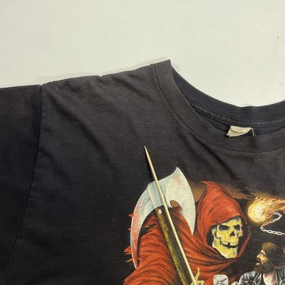 Vintage Grim Reaper 3D Emblem Easyriders T-Shirt Size 2XL