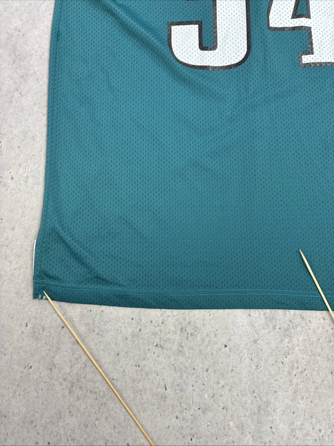 Vintage Philadelphia Eagles Kevin Turner Champion Jersey Size 52 NFL