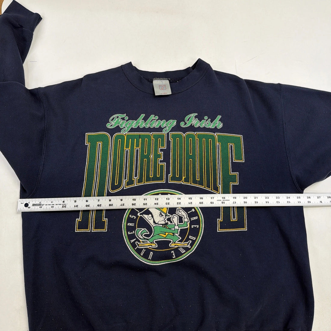 Vintage Notre Dame Fighting Irish Crewneck Sweatshirt Size XL NCAA