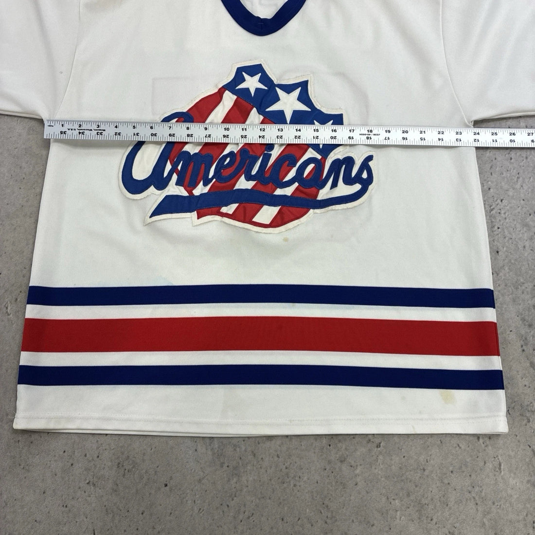 Vintage Rochester Americans Nice Guy Mike Keenan CCM Jersey Size XL AHL