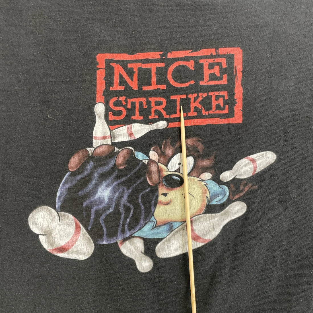 Vintage Taz Bowling Looney Tunes T-Shirt Size XL 1997 90s