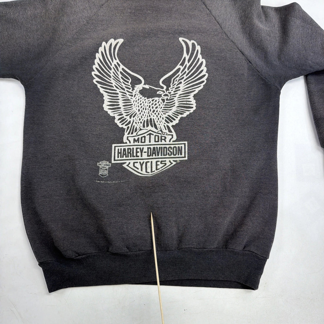 Vintage Harley Davidson Motorcycles Eagle Tried True Sweatshirt Large 80s 90s