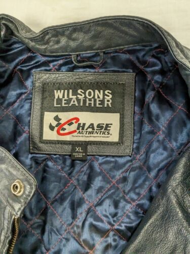 Vintage Jeff Gordon Leather Chase Cafe Racer Jacket Size XL NASCAR