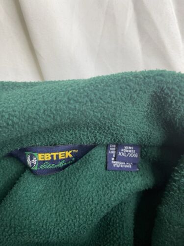 Vintage Eddie Bauer Ebtek Fleece Jacket Size 2XL Green