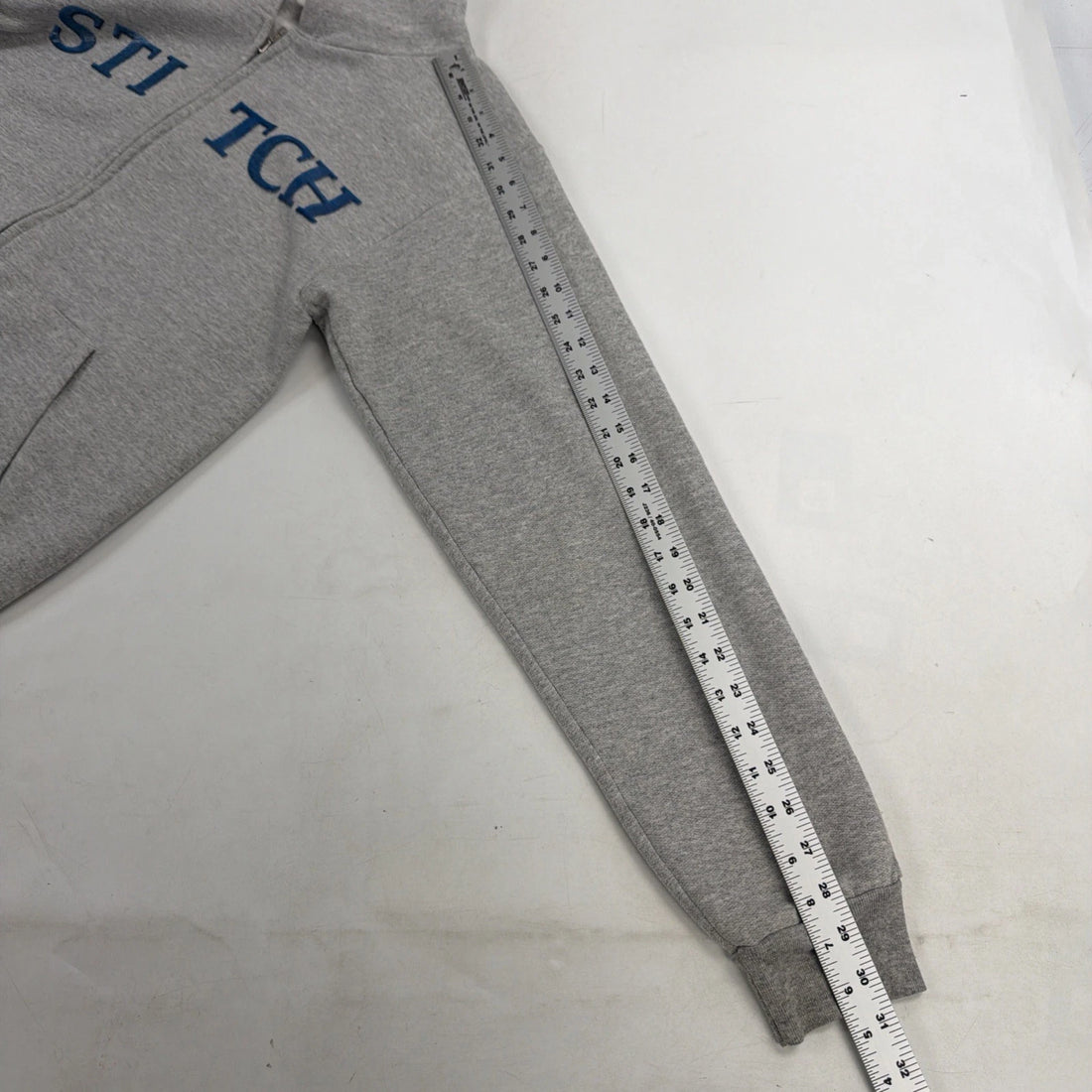 Stitch Walt Disney World Full Zip Sweatshirt Hoodie Size Small