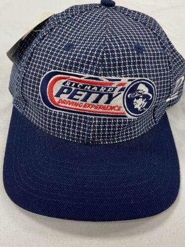 Vintage Richard Petty Driving Experience Logo Athletic Snapback Hat OSFA 90s NWT