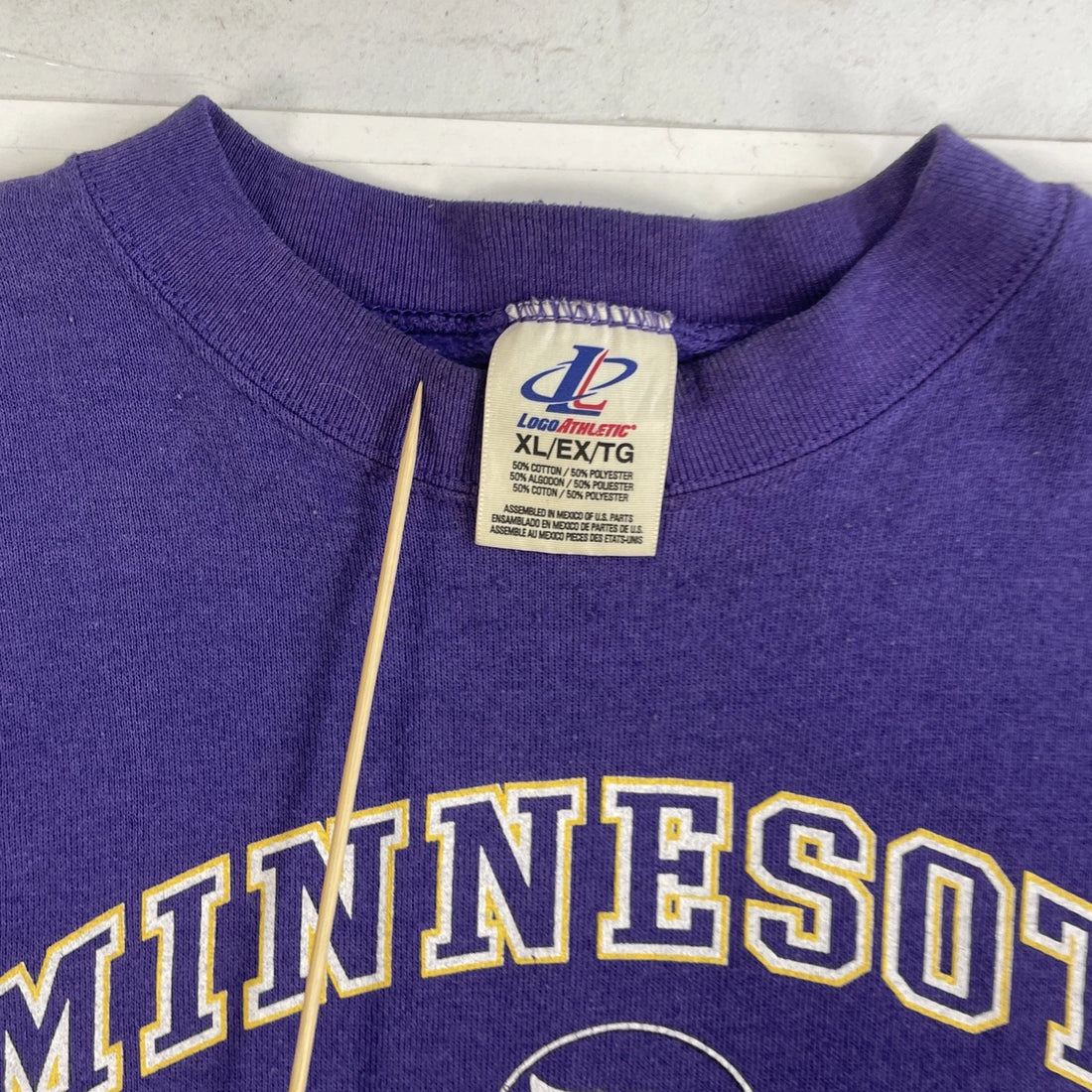 Vintage Minnesota Vikings Sweatshirt Crewneck Size XL NFL