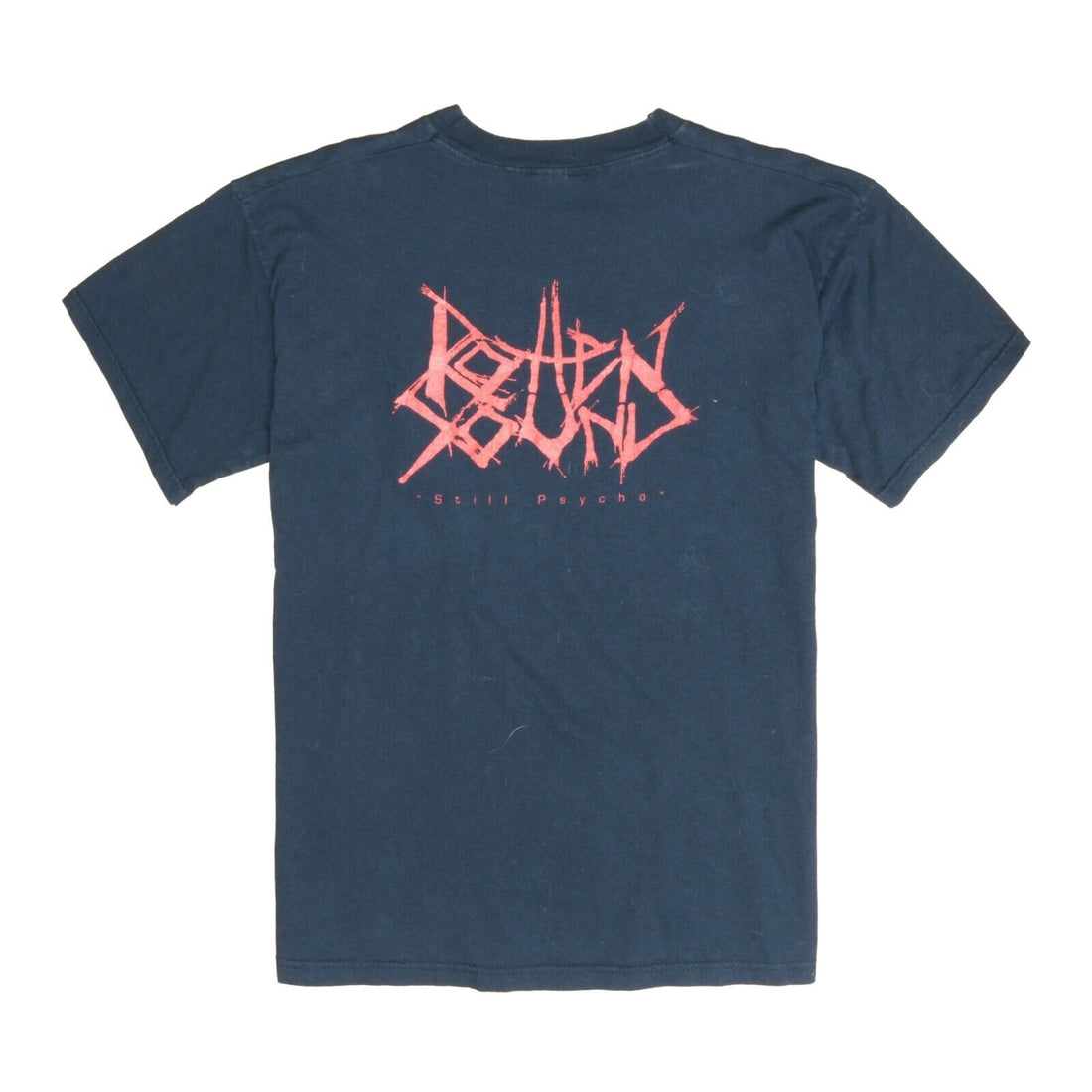 Vintage Rotten Sound Still Psycho T-Shirt Size Large Finnish Grindcore Band Tee