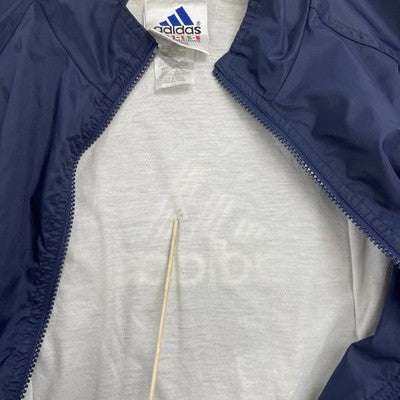 Vintage Adidas Windbreaker Light Jacket Size XL Blue
