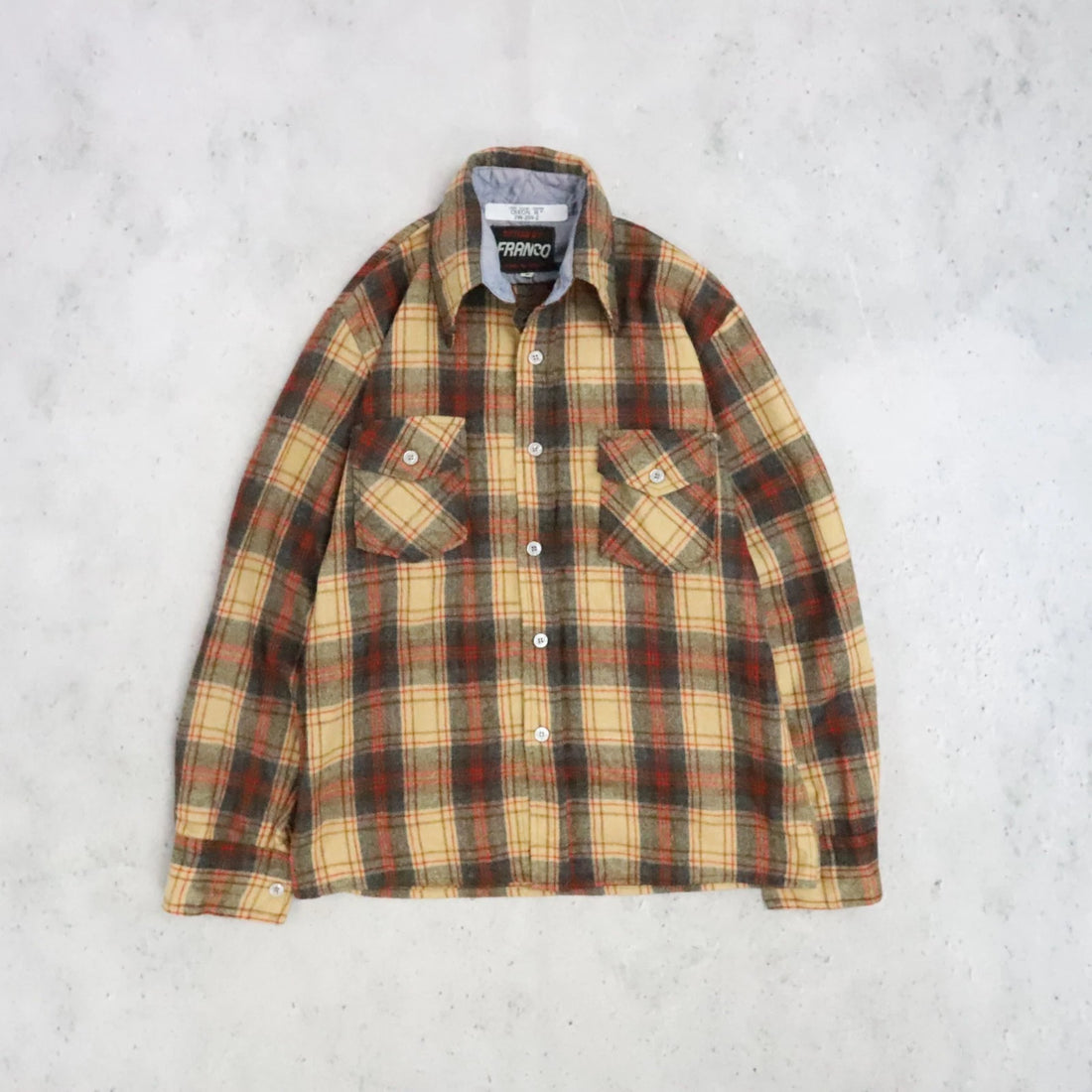Vintage Franco Button Up Shirt Size Medium