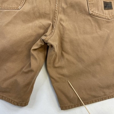 Vintage Big Smith Canvas Carpenter Work Shorts Size XL Brown