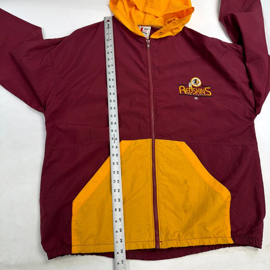 Vintage Washington Redskins Windbreaker Light Jacket Size XL NFL