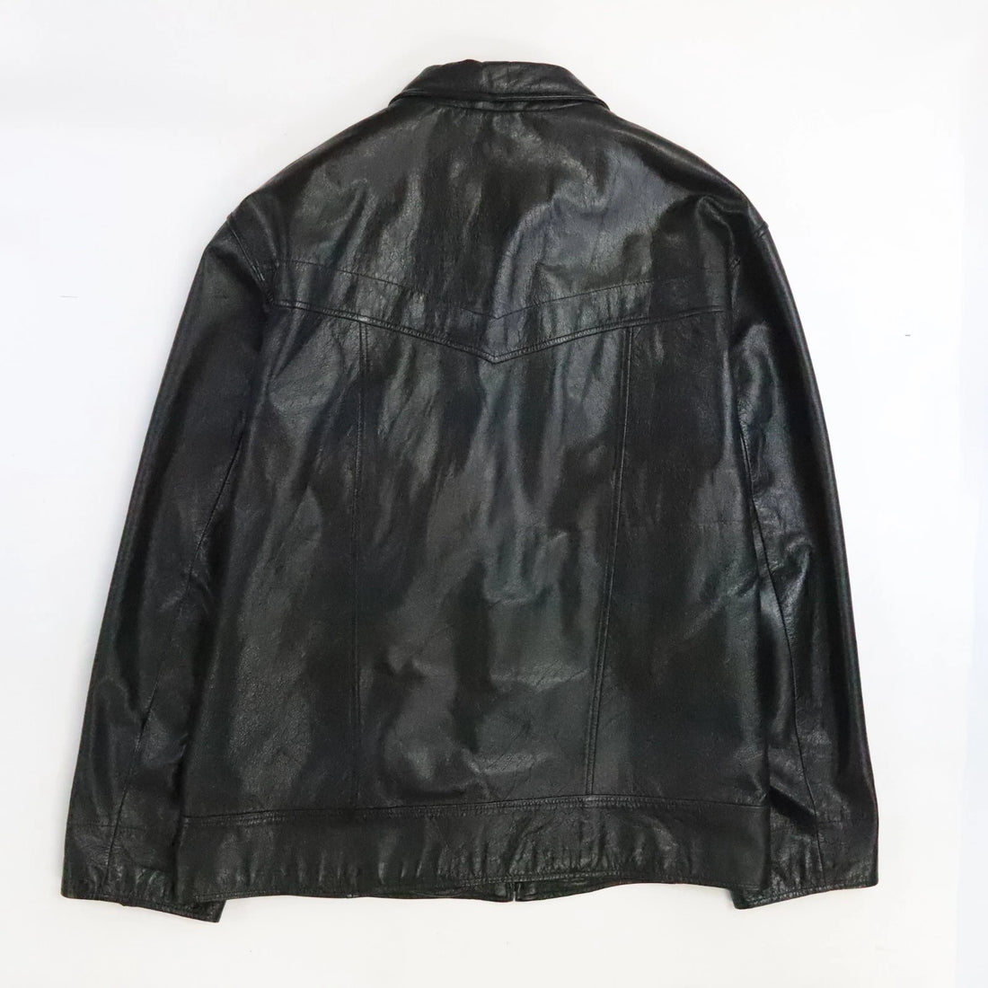 Wilsons M Julian Leather Coat Jacket Size XL Black