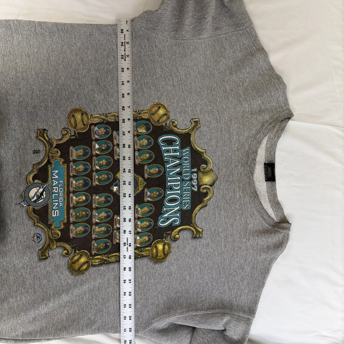 Vintage Florida Marlins World Series Champs Starter Sweatshirt Large 90s MLB