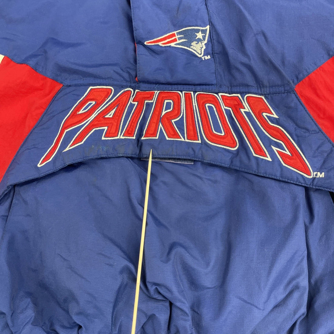 Vintage New England Patriots Starter Puffer Jacket Size Large 90s NFL
