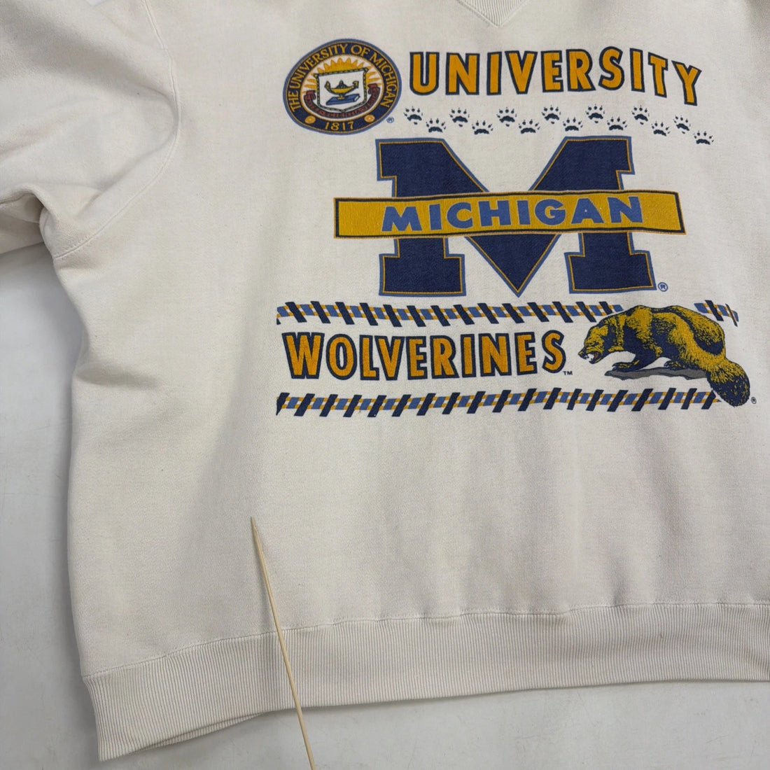 Vintage Michigan Wolverines Crewneck Sweatshirt Size XL 90s NCAA