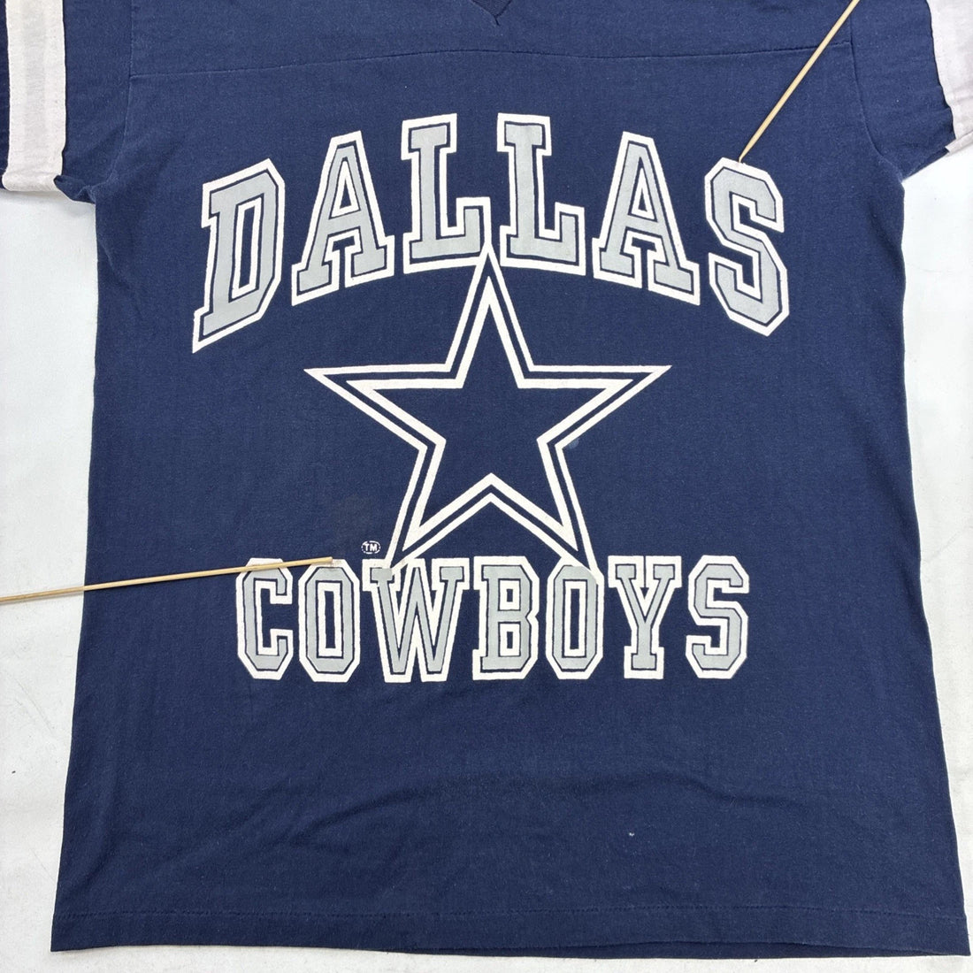 Vintage Dallas Cowboys Logo 7 Jersey T-Shirt Size Medium 90s NFL