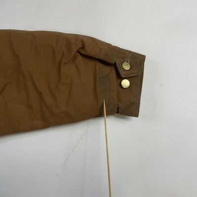 Tough Duck Canvas Work Jacket Size Large Brown NWT