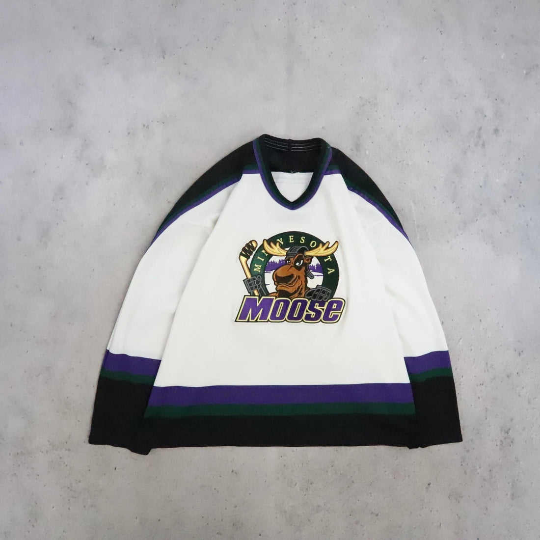 Vintage Minnesota Moose Hockey Jersey Size Large IHL