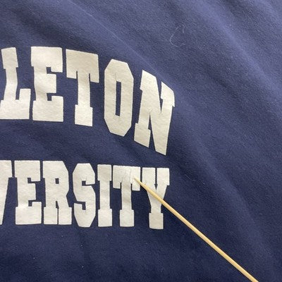 Vintage Carleton University Russell Athletic Sweatshirt Hoodie Size 2XL