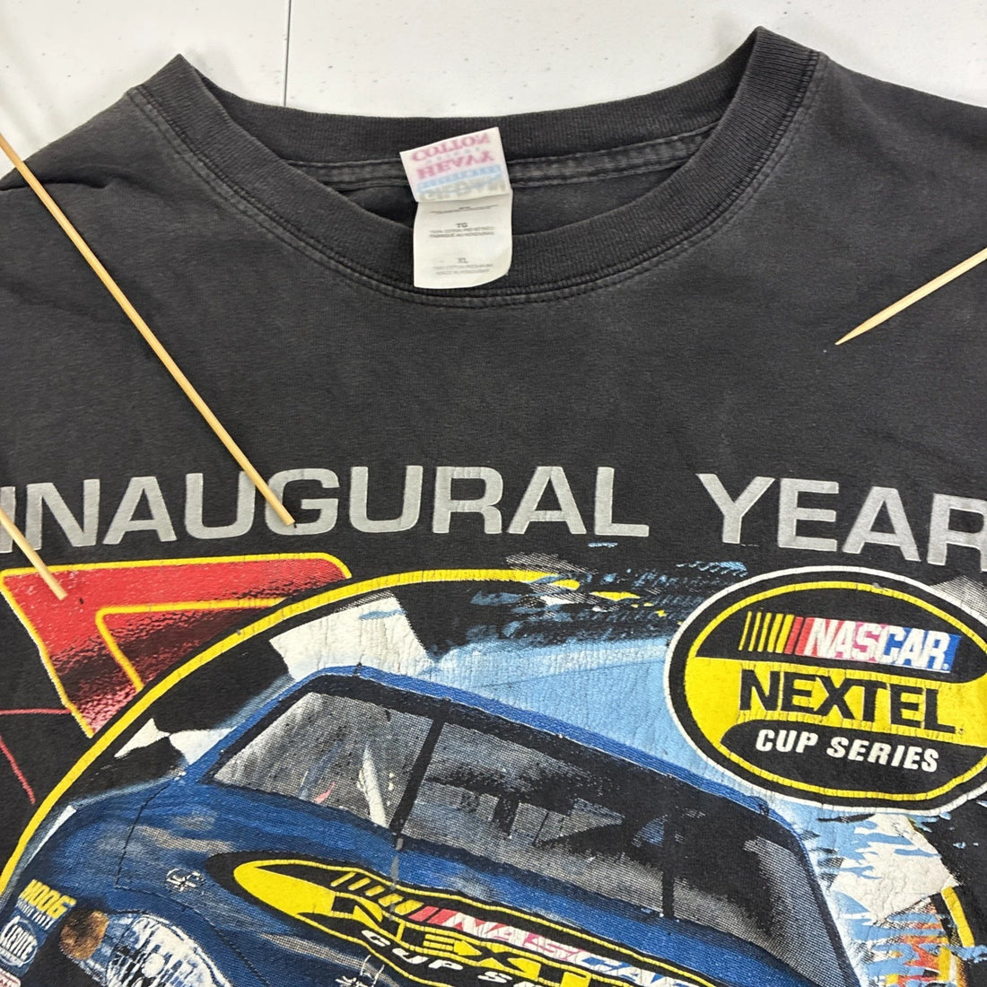 Vintage NASCAR Inaugural Year Racing T-Shirt Size XL 2004