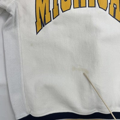 Vintage Michigan Wolverines Crewneck Sweatshirt Size Large 90s NCAA