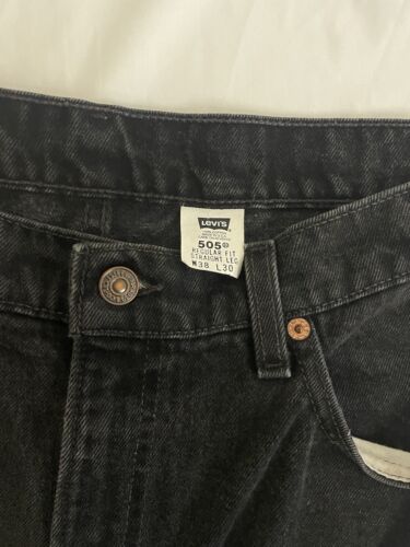 Vintage Levi Strauss & Co 505 Denim Jeans Pants Size 38 X 30 505-0260