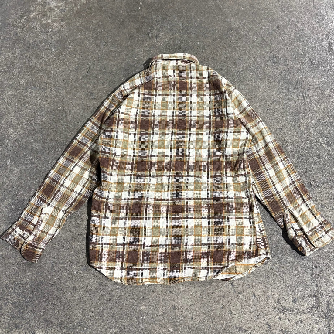 80s Big Mac Button Up Plaid Size Large