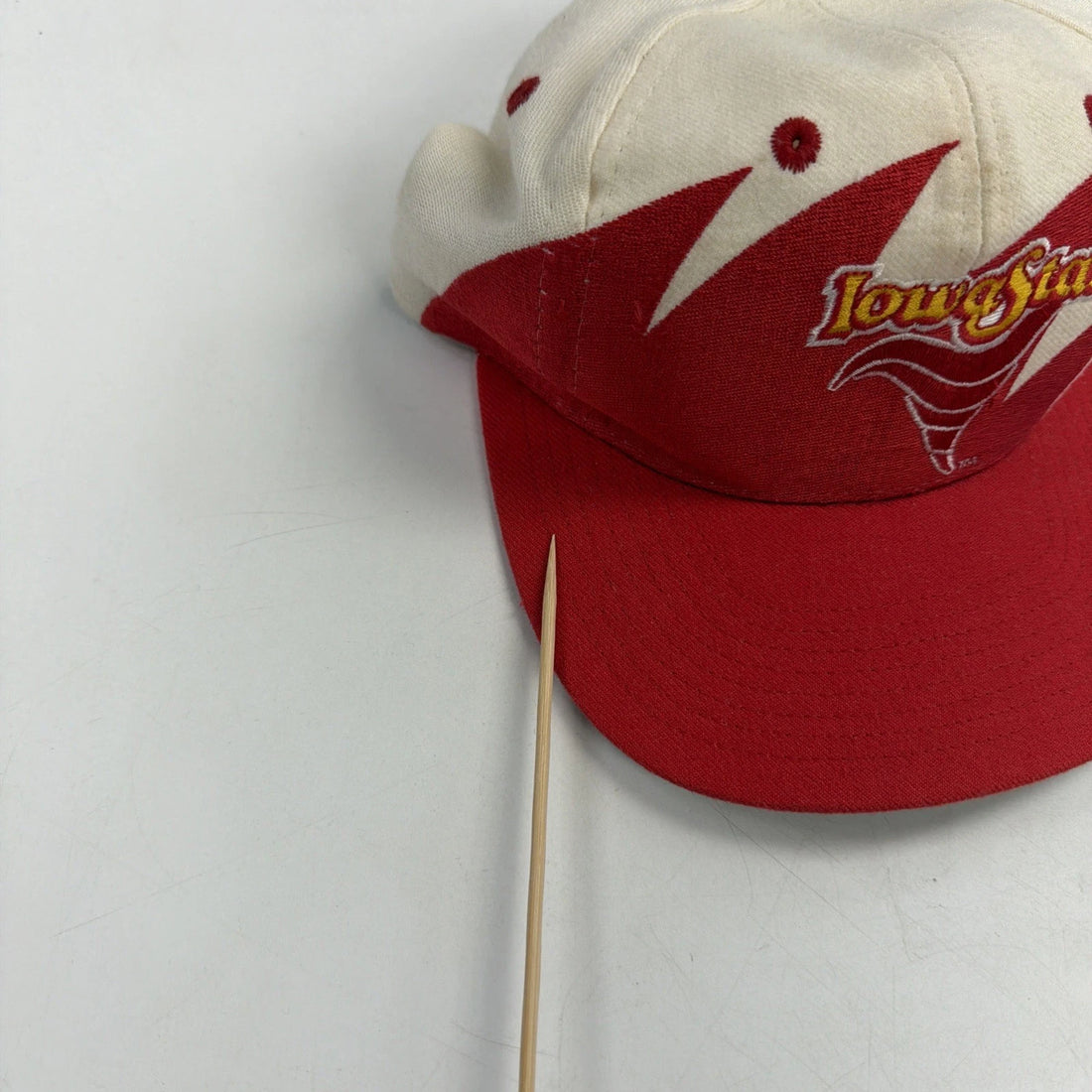 Vintage Iowa State Cyclones Sharktooth Logo Athletic Wool Snapback Hat OSFA NCAA