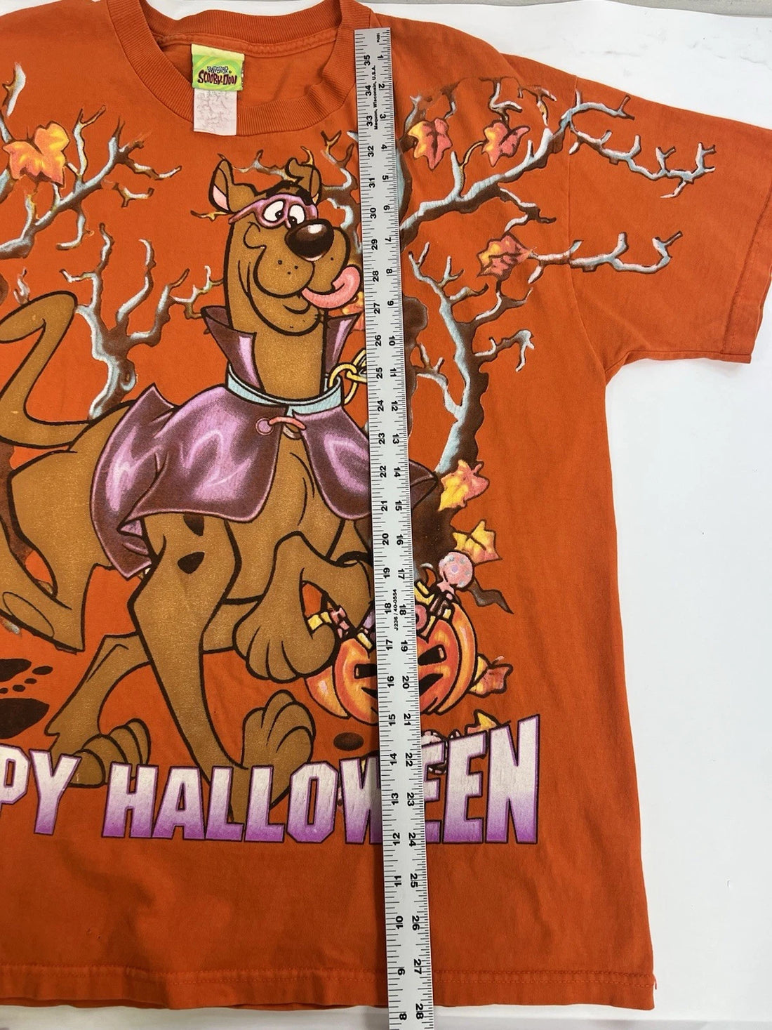 Vintage Scooby Doo Happy Halloween Cartoon Network T-Shirt Large