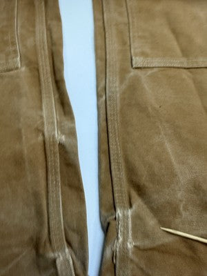 Carhartt Canvas Carpenter Double Knee Work Pants Size 34 X 30 Brown