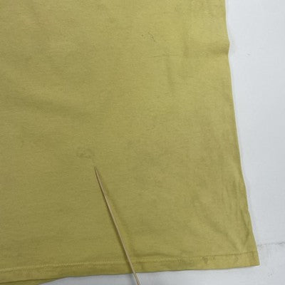 Vintage Gold's Gym T-Shirt Size Medium Yellow 90s