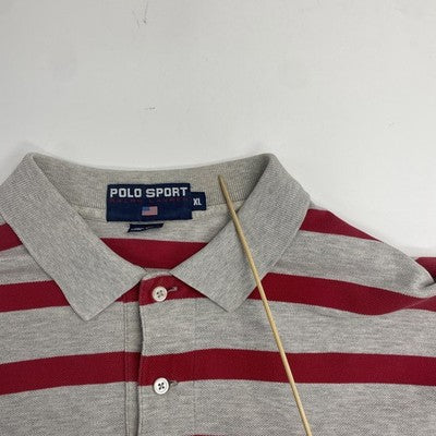 Vintage Polo Sport Ralph Lauren Rugby Shirt Size XL Striped