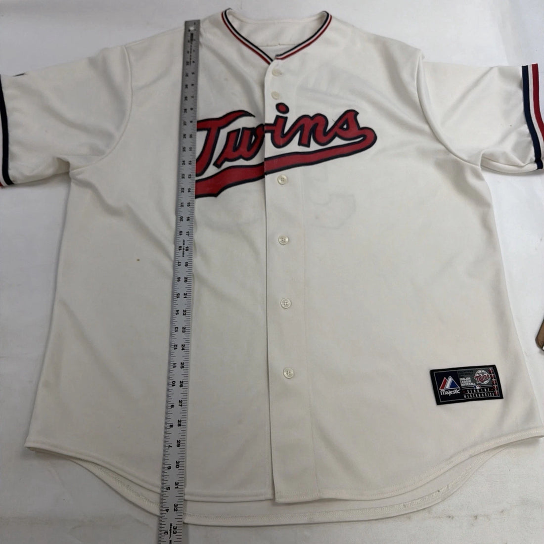 Minnesota Twins Justin Morneau Majestic Jersey Size 2XL MLB