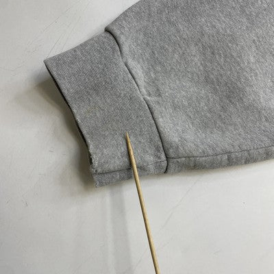 Vintage Nike Middle Swoosh Sweatshirt Hoodie Size XL Gray Embroidered