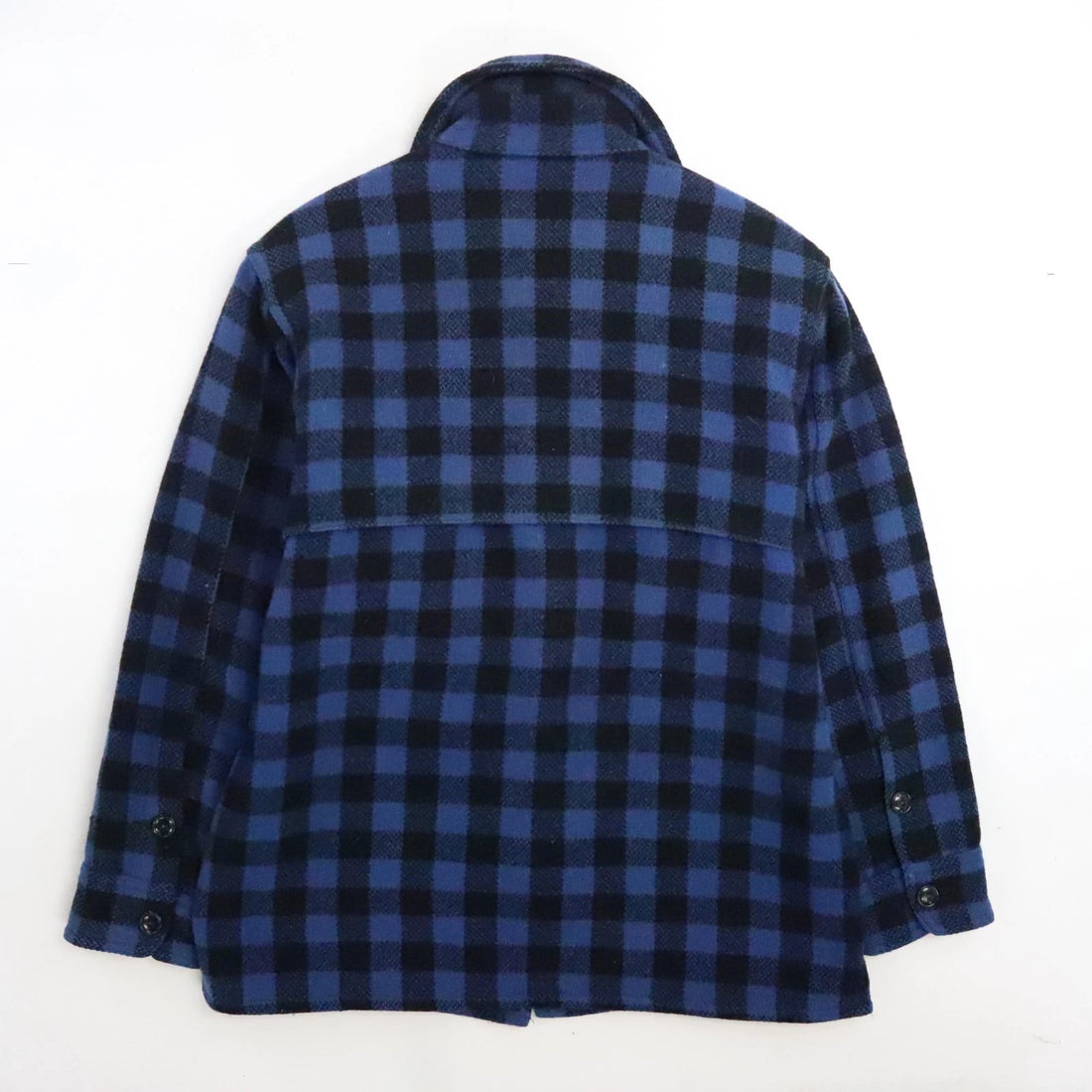 Vintage Johnson Woolen Mills Buffalo Plaid Wool Jacket Size 15
