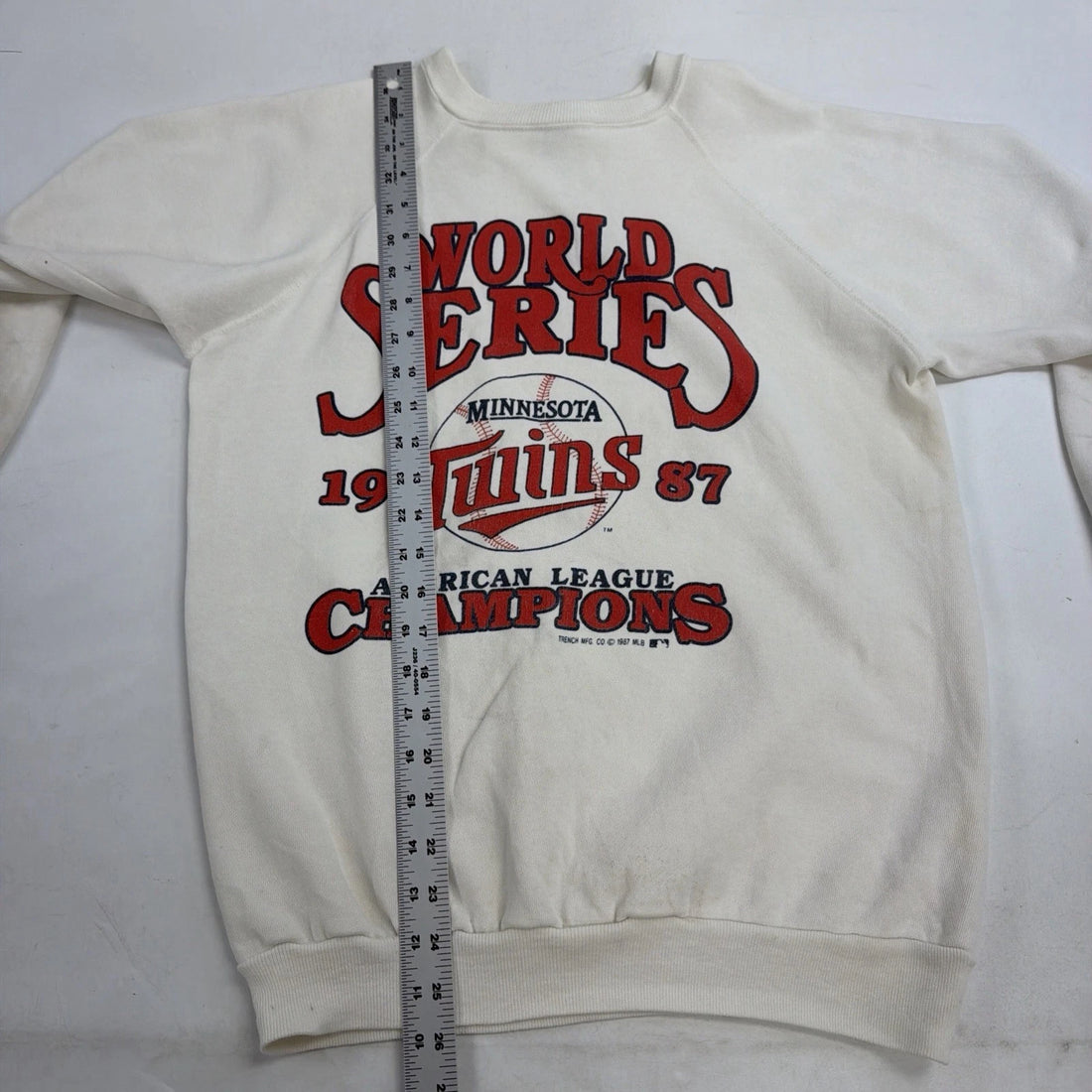 Vintage Minnesota Twins World Series Sweatshirt Large 1987 80s MLB
