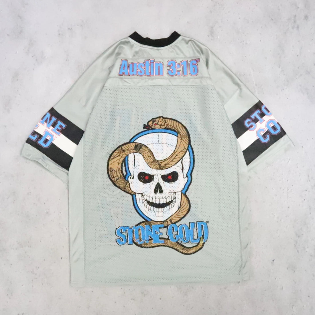 Vintage Stone Cold Bad To The Bonz Wrestling Jersey Size XL WWF WWE