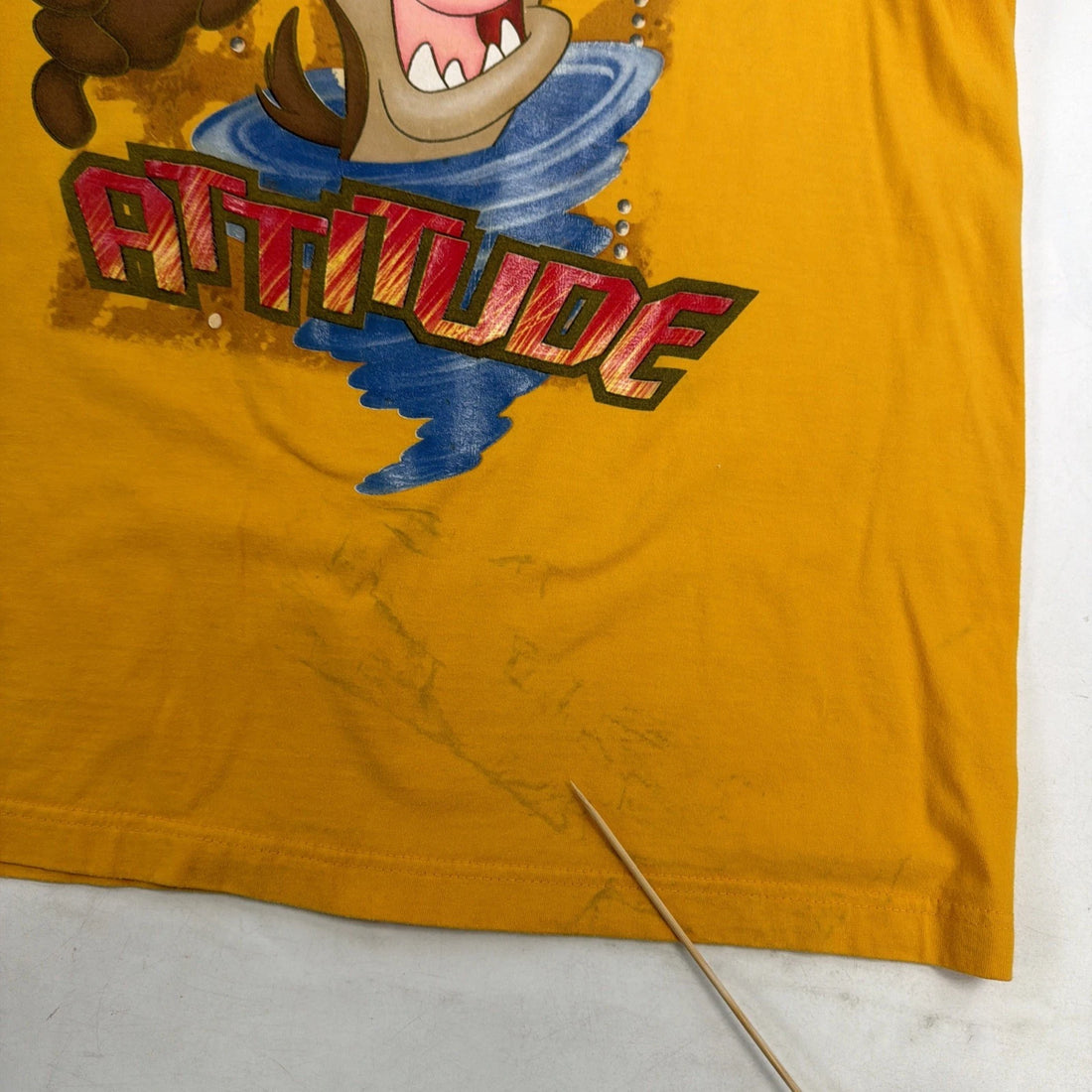 Vintage Taz Looney Tunes Unstoppable Attitude T-Shirt Size XL