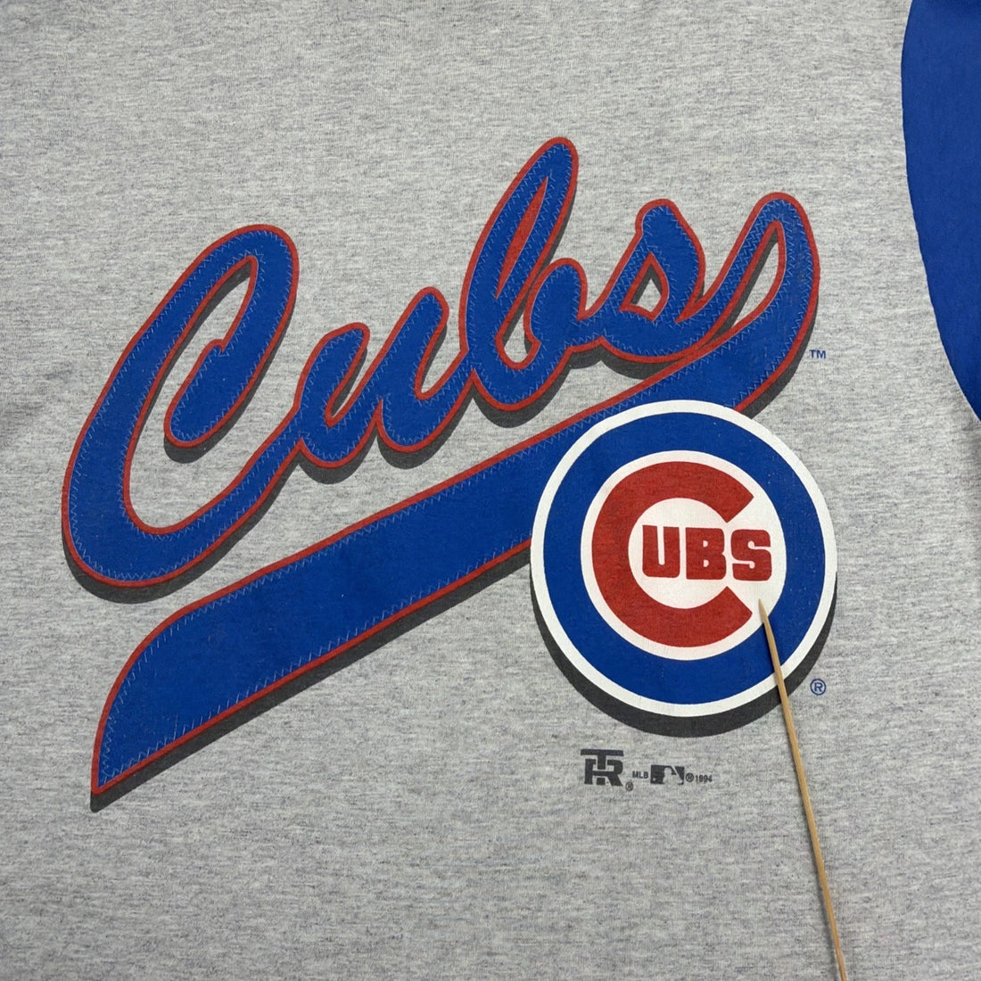 Vintage Chicago Cubs Raglan T-Shirt Size Large MLB