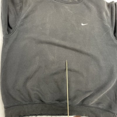Vintage Nike Crewneck Sweatshirt Size Large Black Embroidered Swoosh
