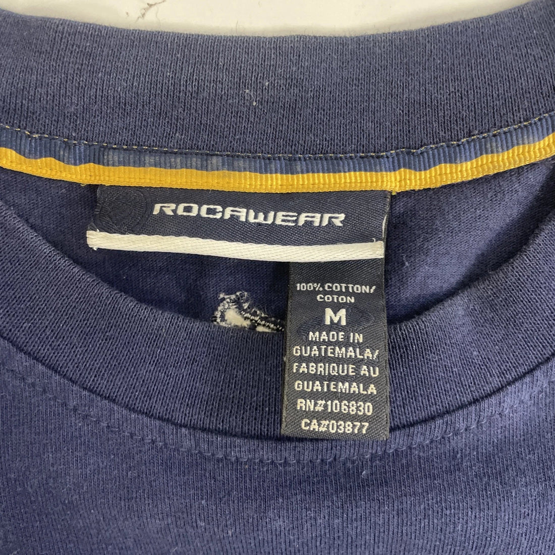 Vintage Rocawear T-Shirt Size Medium Blue Y2K