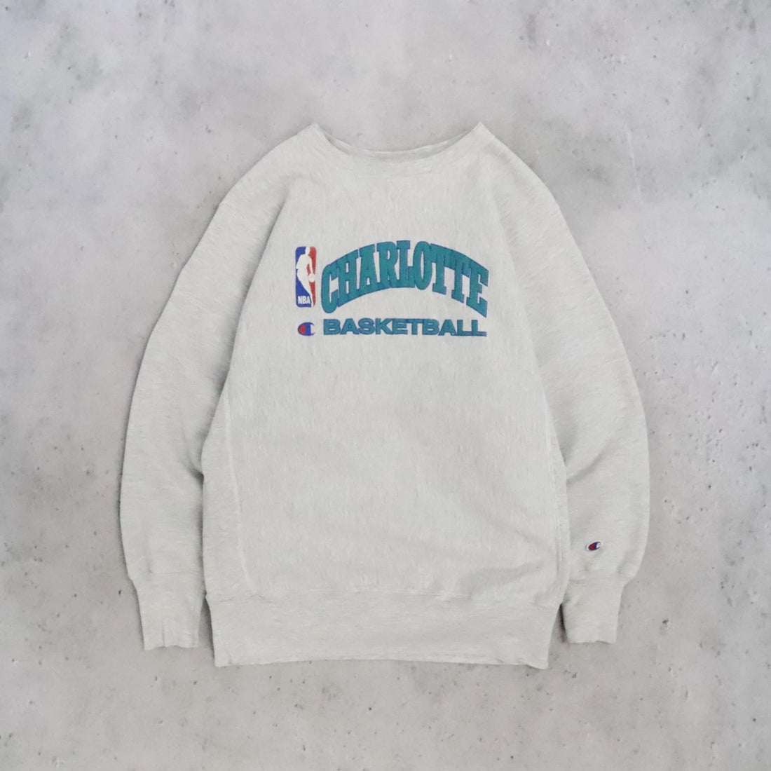 Vintage Charlotte Hornets Champion Reverse Weave Sweatshirt Large 90s NBA