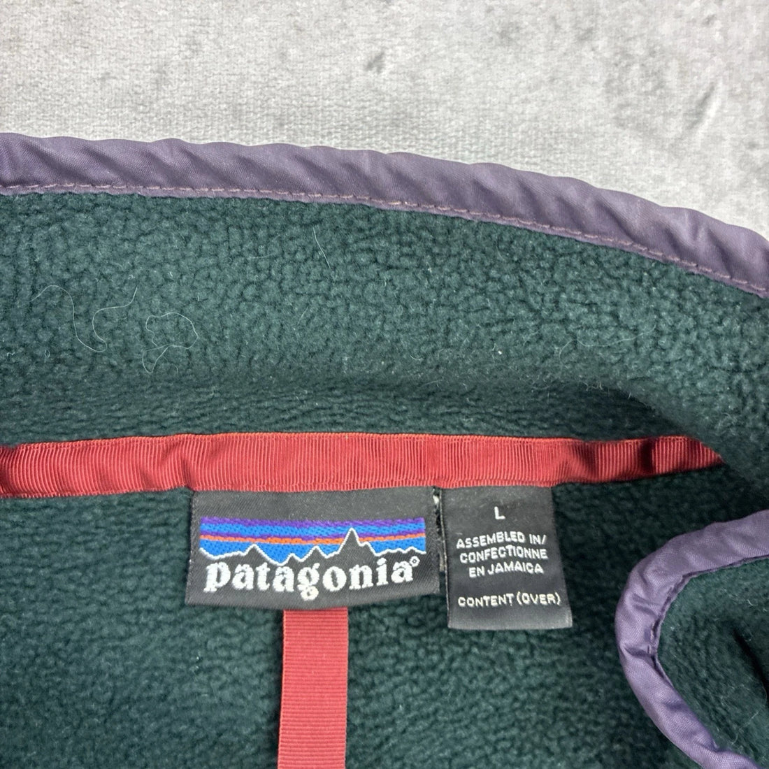 Vintage Patagonia Synchilla Snap T Fleece Jacket Size Large 90s