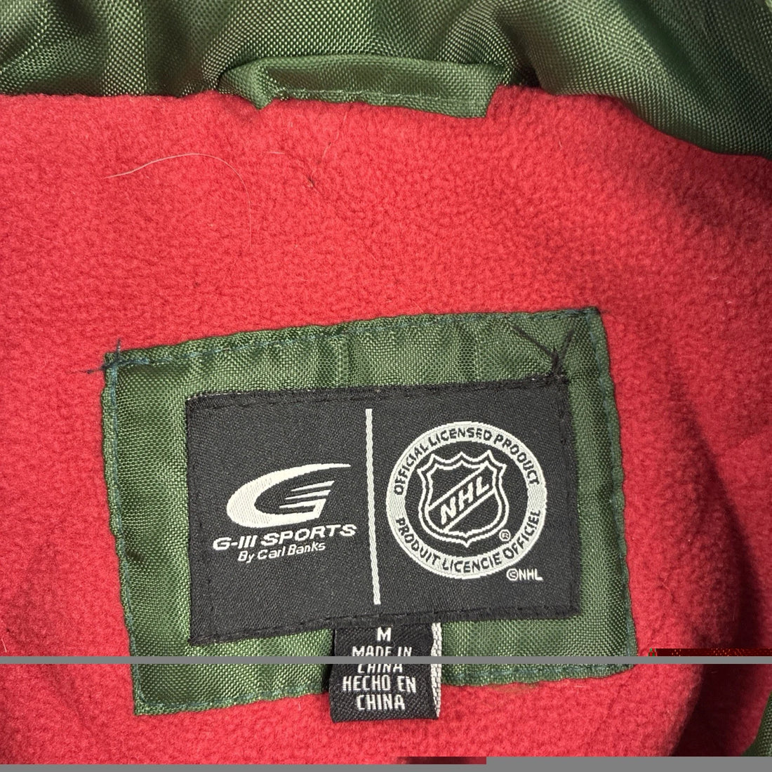 Minnesota Wild G-III Jacket Size Medium NHL