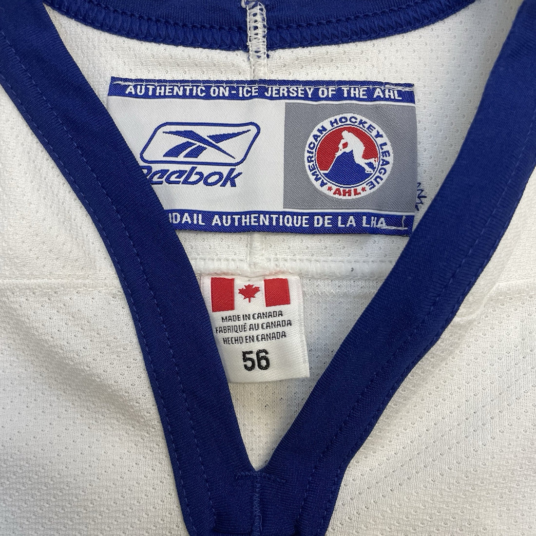 Vintage Toronto Marlies Owen Fussey Authentic Reebok Jersey Size 56 AHL