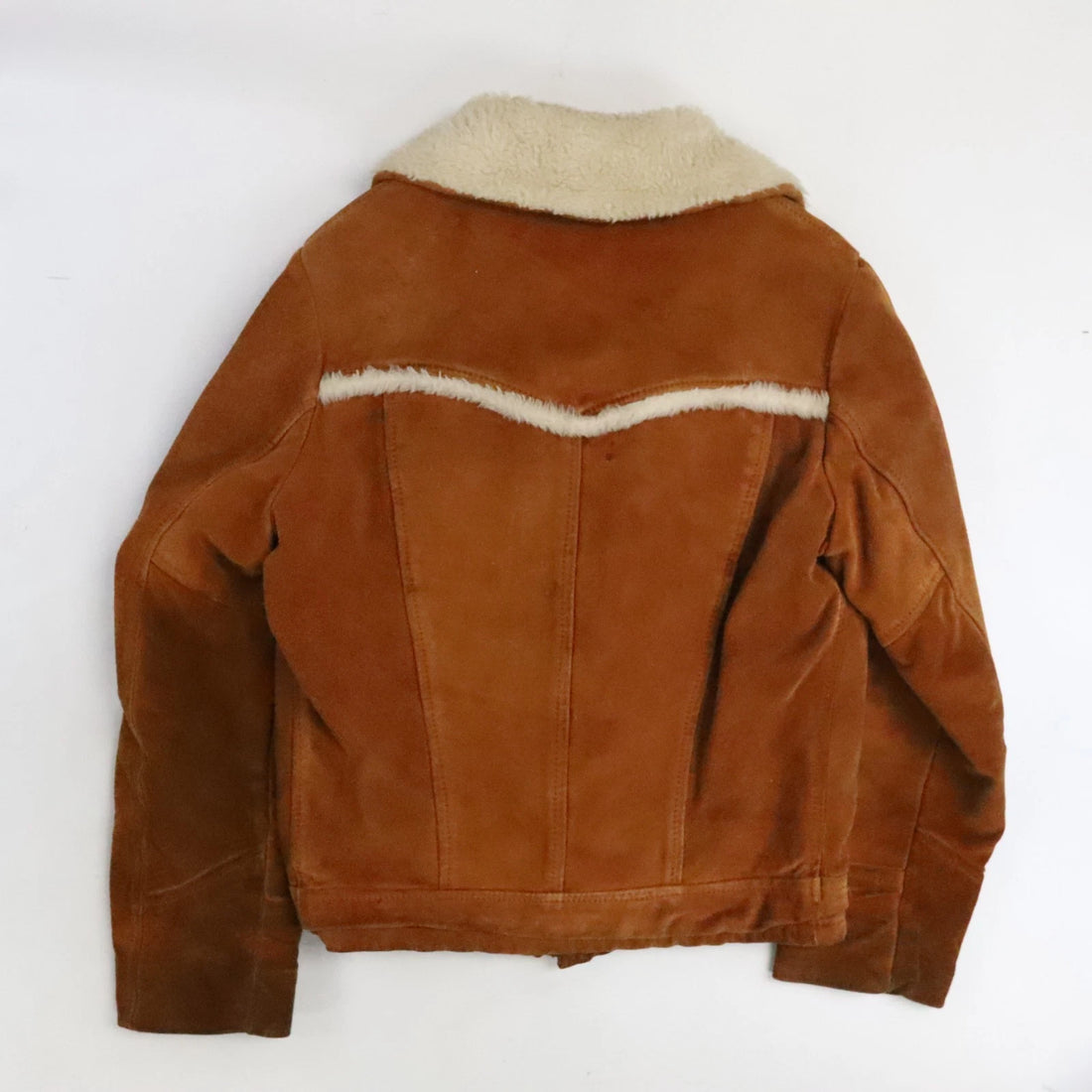 Uniroyal Eskilon Leather Suede Jacket Womens Size 16 Deep Pile Western