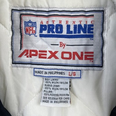 Vintage Carolina Panthers Apex One Puffer Jacket Size Large NFL
