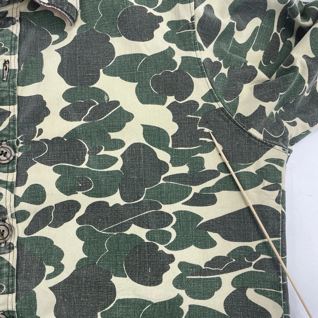 Vintage Duck Camo Field Jacket Size Medium Reversible