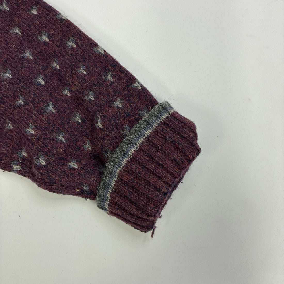 Vintage Woolrich Birdseye Wool Knit Crewneck Sweater Size Large